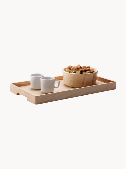 Handmade Ash Wood Serving Tray Collective