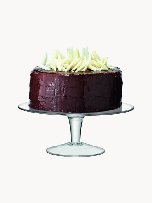 Mouth-Blown Glass Cake Stand Serve