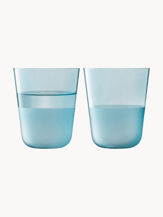 Hand-Painted Tumblers Arc Contrast Set of 2