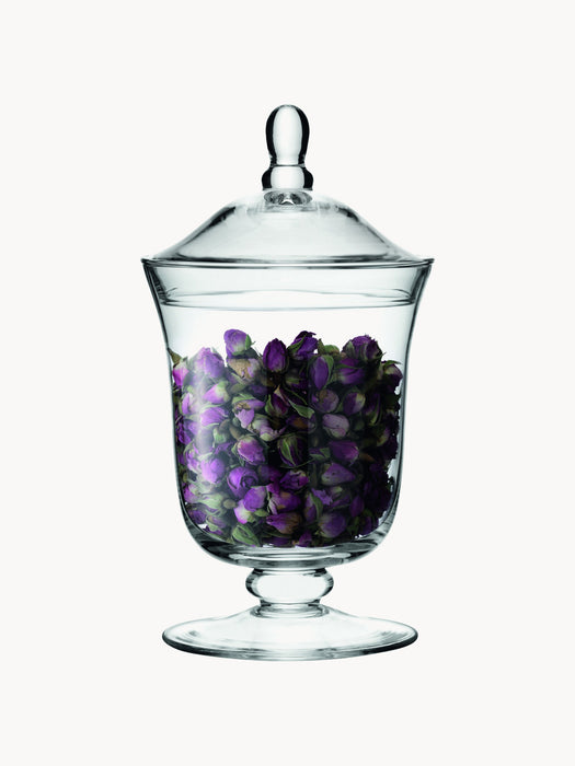 Mouth-Blown Glass Storage Serve