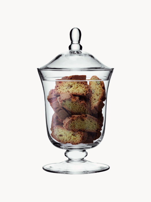 Mouth-Blown Glass Storage Serve
