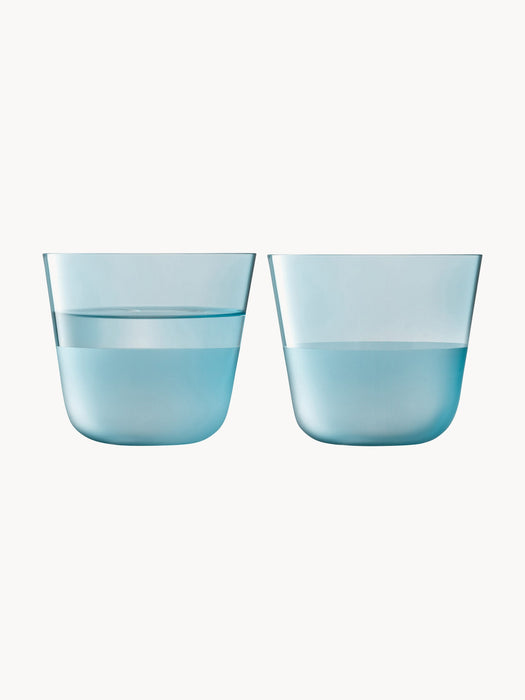 Hand-Painted Tumblers Arc Contrast Set of 2