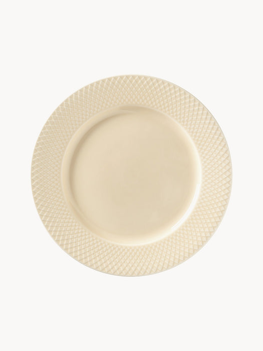 Porcelain Dinner Plate Rhombe Earth