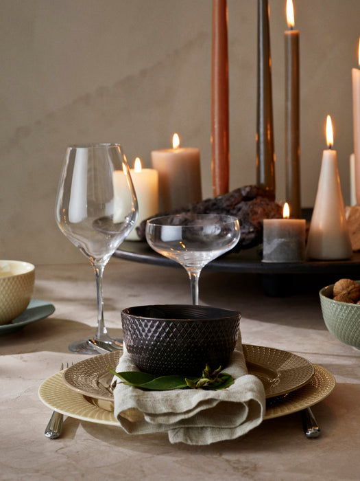 Porcelain Dinner Plate Rhombe Earth