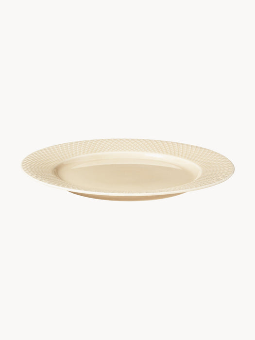 Porcelain Dinner Plate Rhombe Earth