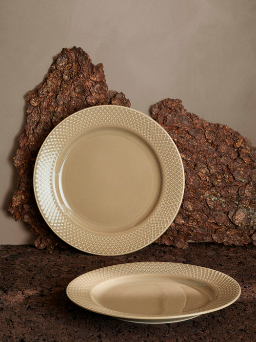 Porcelain Dinner Plate Rhombe Earth