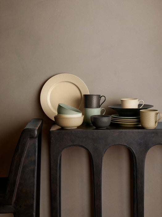 Porcelain Breakfast Plate Rhombe Earth