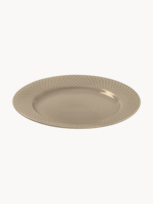 Porcelain Breakfast Plate Rhombe Earth
