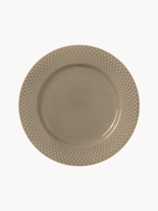 Porcelain Breakfast Plate Rhombe Earth