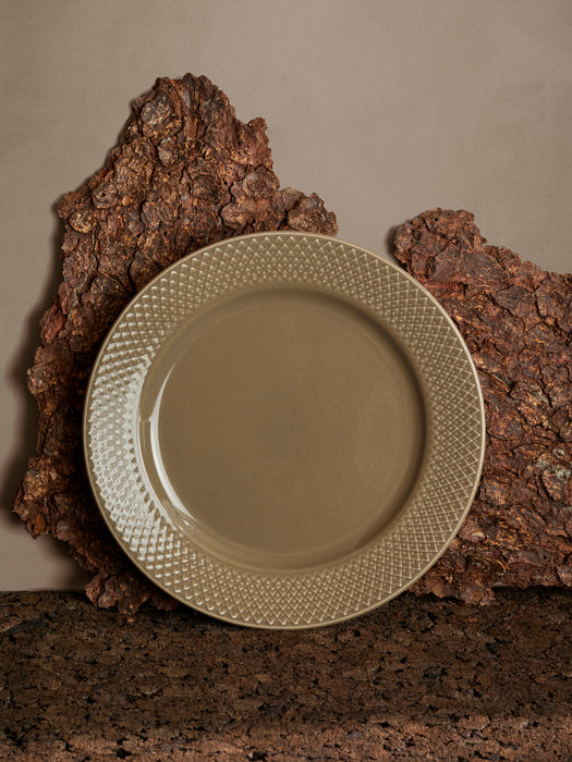 Porcelain Breakfast Plate Rhombe Earth