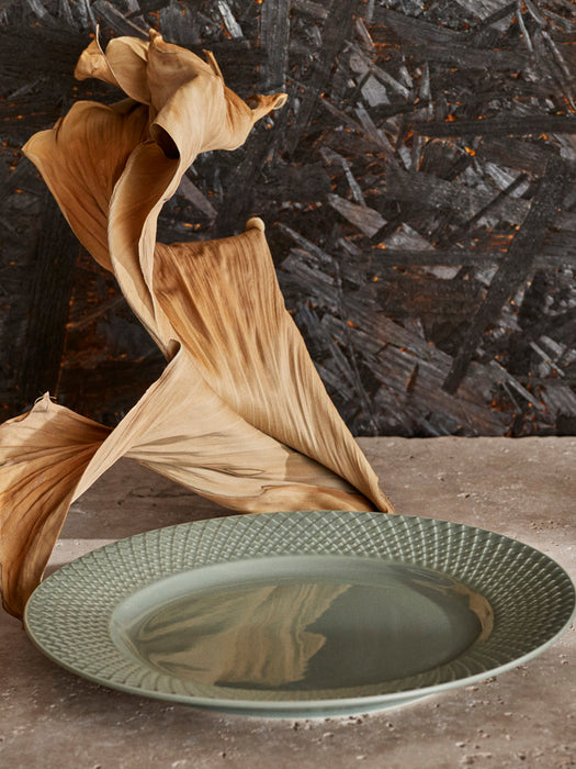 Porcelain Breakfast Plate Rhombe Earth