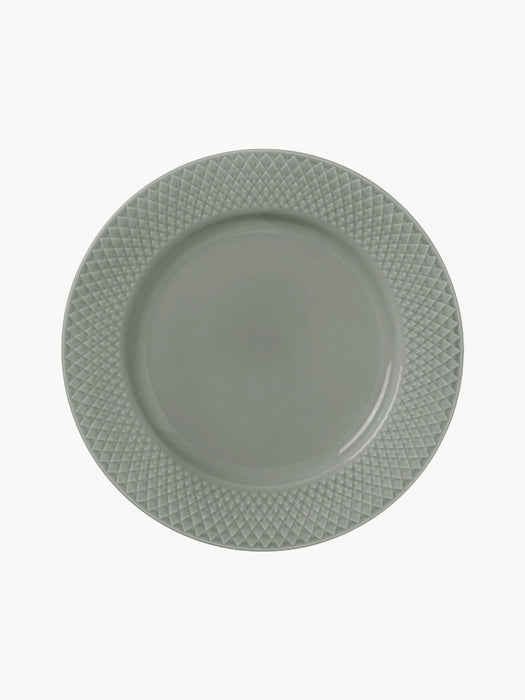 Porcelain Breakfast Plate Rhombe Earth