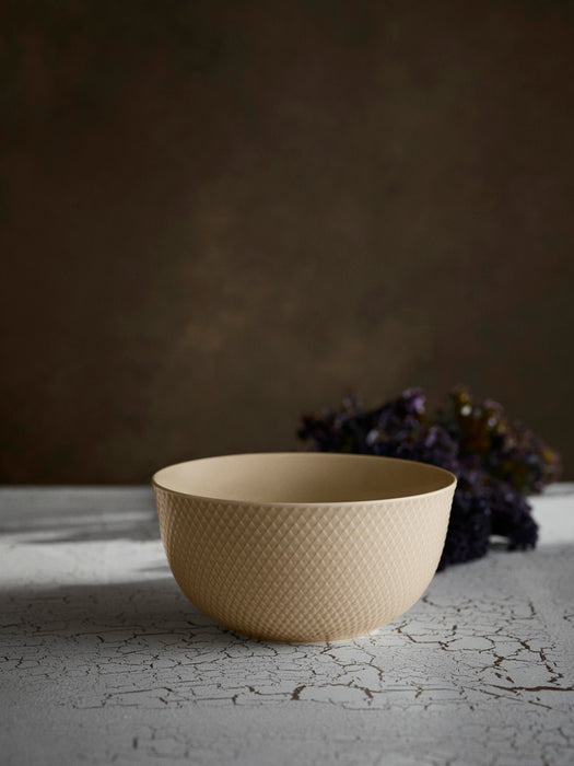 Porcelain Serving Bowl Rhombe Earth