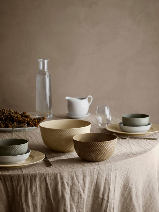 Porcelain Serving Bowl Rhombe Earth