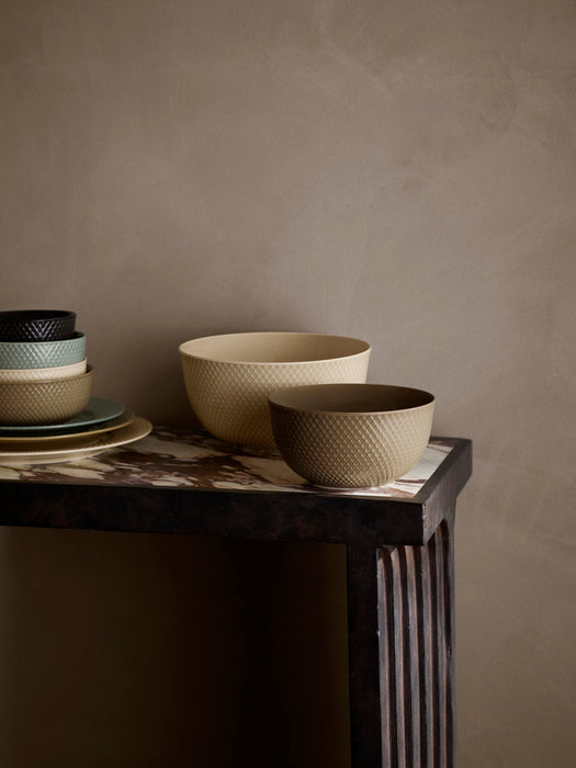 Porcelain Bowl Rhombe Earth