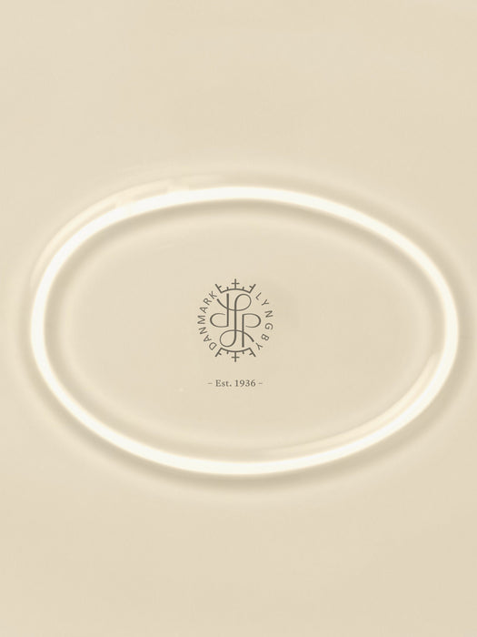 Porcelain Serving Plate Rhombe Earth