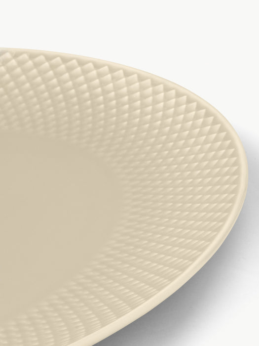 Porcelain Serving Plate Rhombe Earth