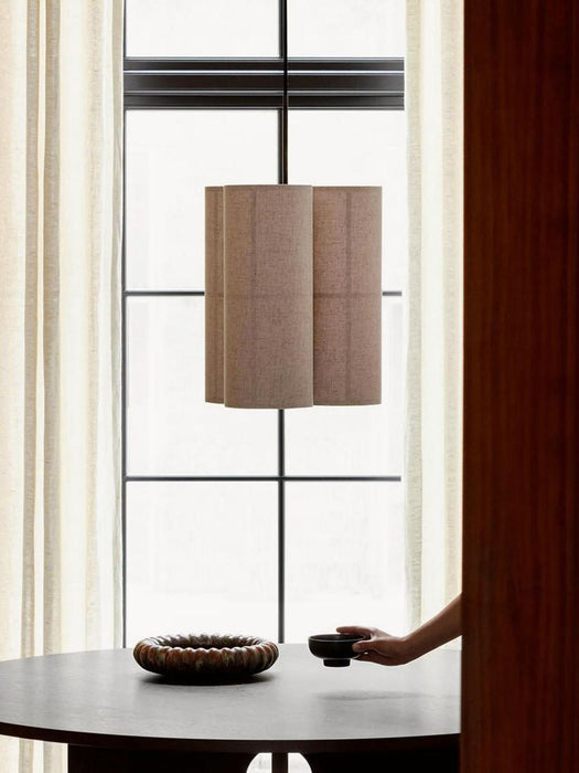 Handmade Linen Cluster Pendant Light Hashira