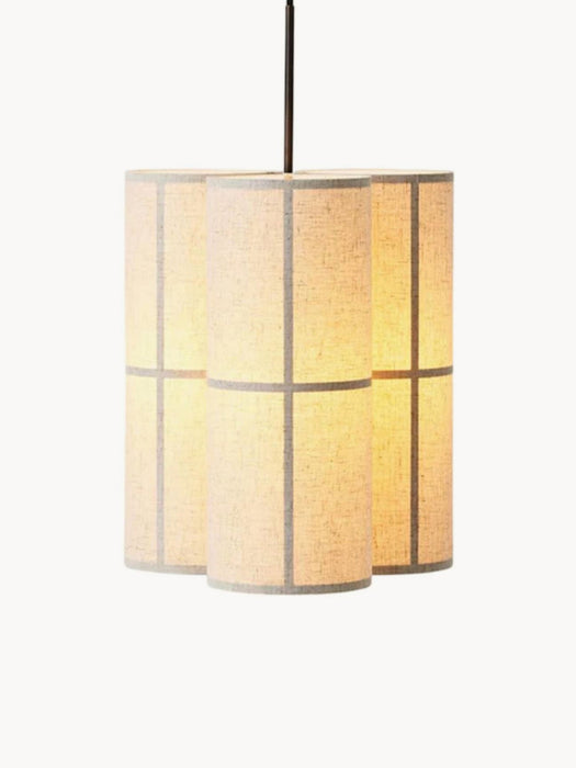 Handmade Linen Cluster Pendant Light Hashira