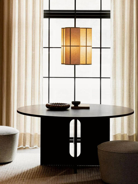 Handmade Linen Cluster Pendant Light Hashira