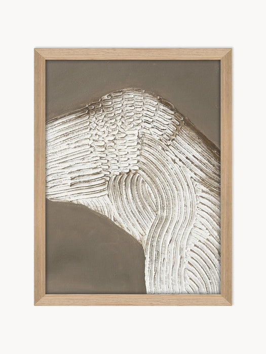 Hand-Painted Canvas Art Raw Shape I