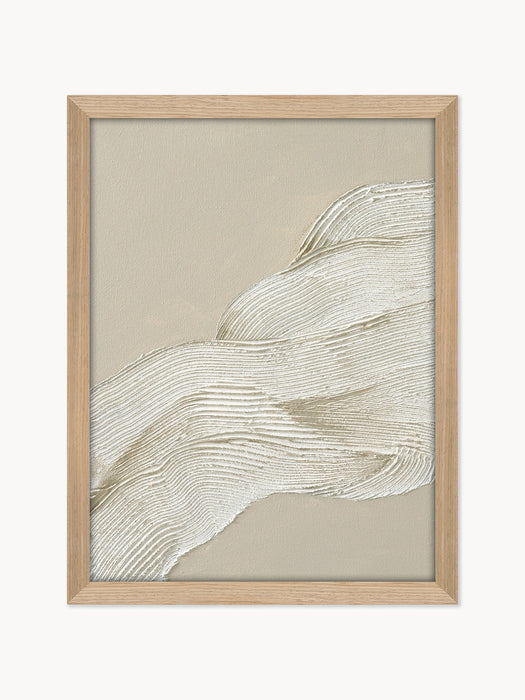 Hand-Painted Framed Canvas Art Shape 2