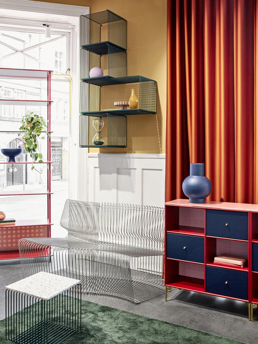 Panton Wire Single Module for Modular Shelf System, W 35 cm