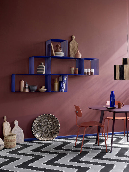 Panton Wire Single Module for Modular Shelf System, W 35 cm