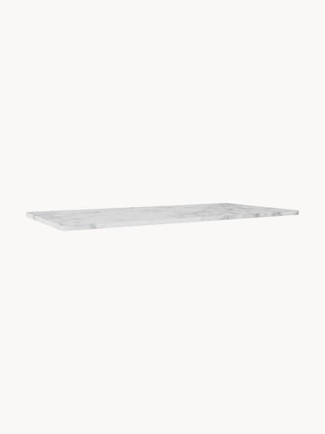 Panton Wire Extended Marble Top Panel for Modular Shelf System, W 70 cm