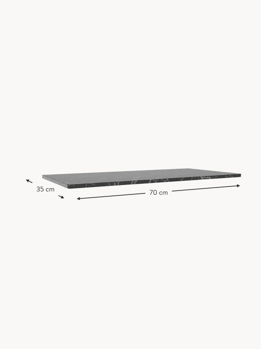 Marble Top Panel Panton Wire Extended for Modular Shelf System W 70 cm
