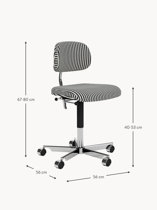 Swivel Office Chair Kevi 2534U Adjustable Height