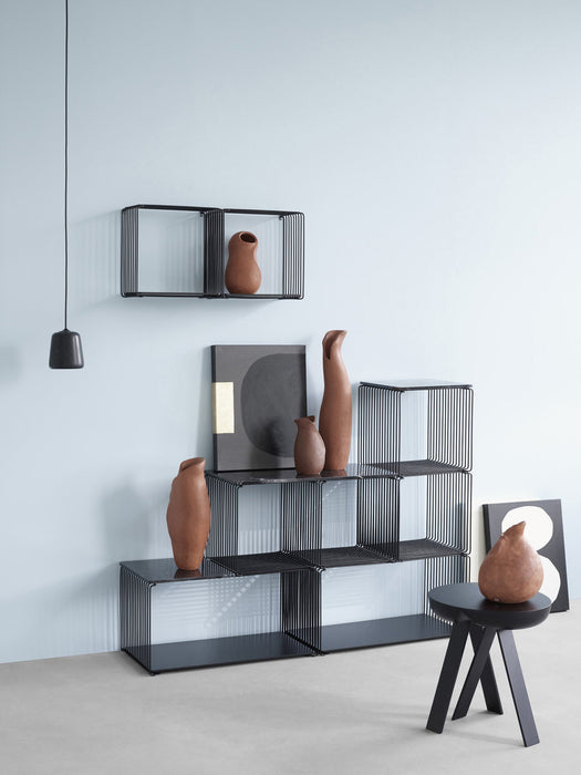 Panton Wire Single Module for Modular Shelf System, W 35 cm