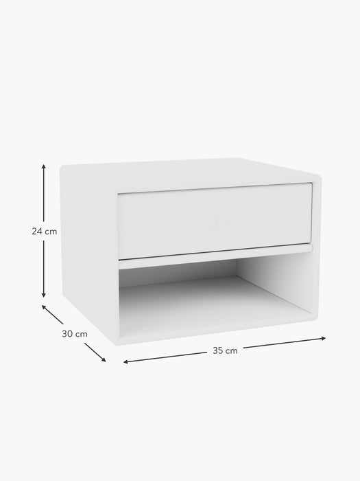 Wall-Mounted Bedside Table Dash with Drawer