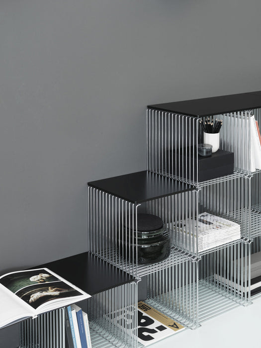 Panton Wire Single Module for Modular Shelf System, W 35 cm
