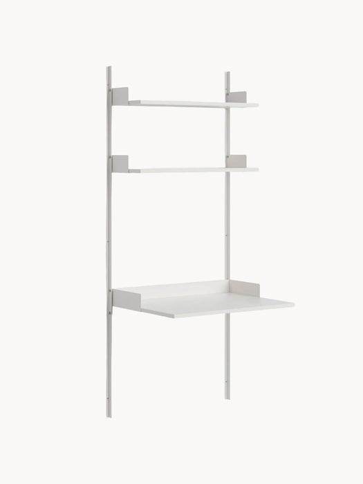 New Works Wall Desk with Shelves