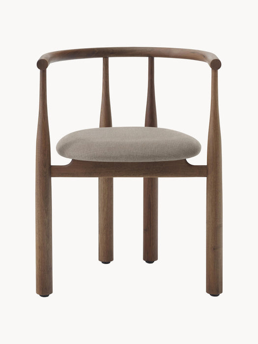 Bukowski Walnut Wood Armchair