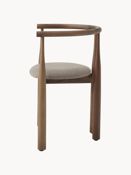 Bukowski Walnut Wood Armchair