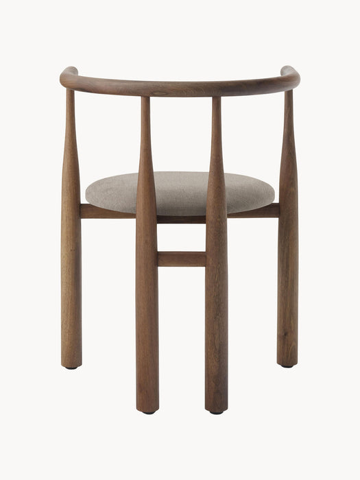 Bukowski Walnut Wood Armchair