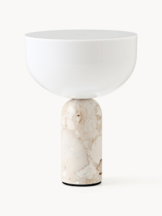 Kizu Small Portable Marble LED Table Lamp, Dimmable