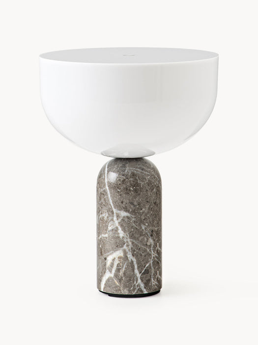 Kizu Small Portable Marble LED Table Lamp, Dimmable