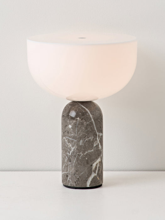 Kizu Small Portable Marble LED Table Lamp, Dimmable