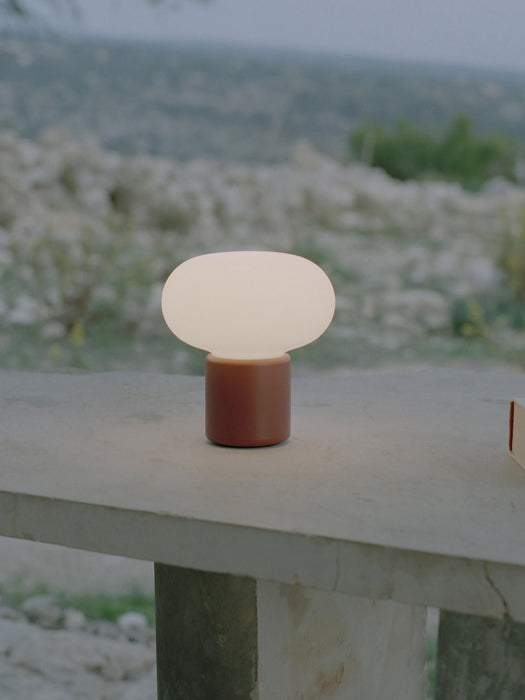 Karl-Johan Small Portable Table Lamp, Dimmable