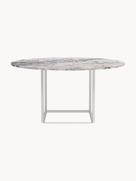 Florence Dining Table with Marble Table Top, Ã 145 cm