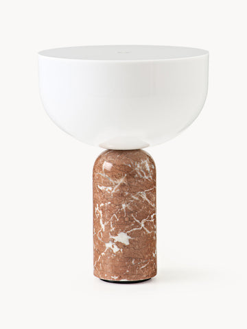 Kizu Small Portable Marble LED Table Lamp, Dimmable