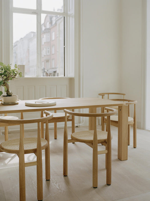 Atlas Oak Wood Dining Table, Various Sizes