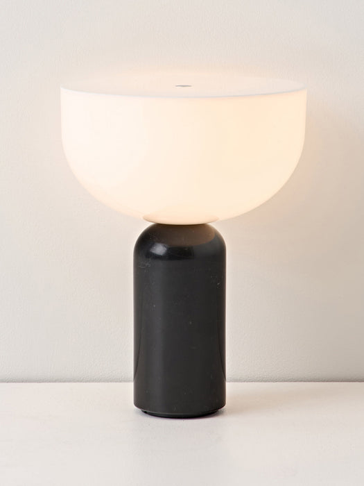 Kizu Small Portable Marble LED Table Lamp, Dimmable