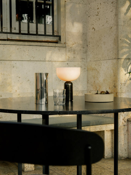 Kizu Small Portable Marble LED Table Lamp, Dimmable