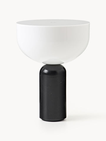 Kizu Small Portable Marble LED Table Lamp, Dimmable