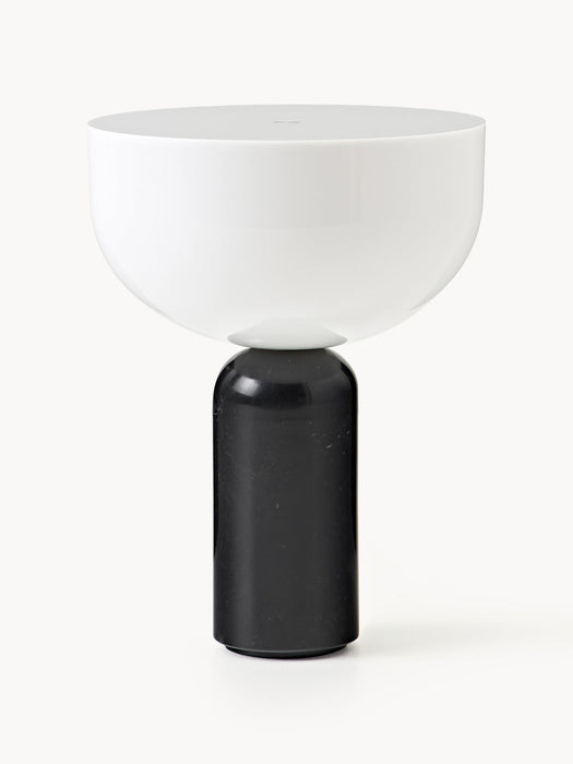 Kizu Small Portable Marble LED Table Lamp, Dimmable