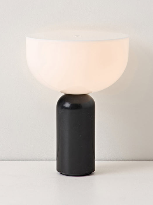 Kizu Small Portable Marble LED Table Lamp, Dimmable